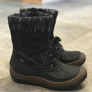 Waterproof  Leather Decora Boots